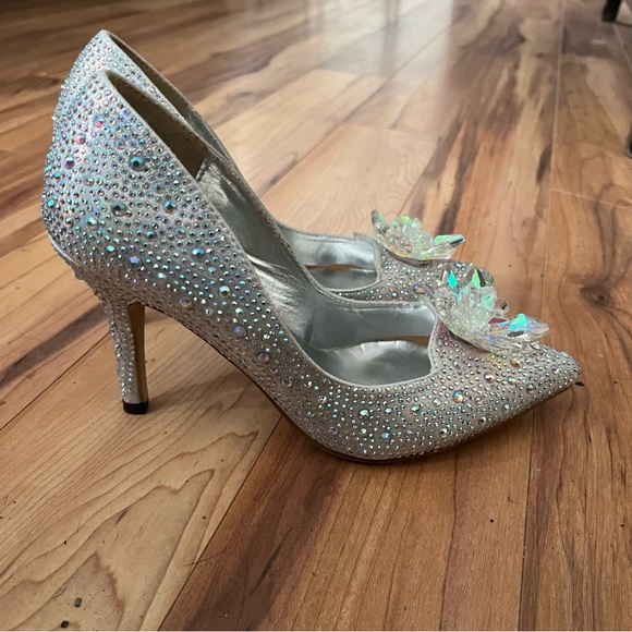 Cinderella Pumps Bridal Wedding Party holiday Shoes - Picture 4 of 13